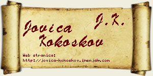 Jovica Kokoškov vizit kartica